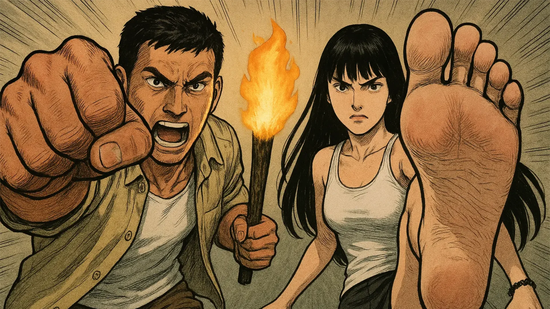 Anderson et Juliana en plein affrontement